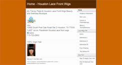 Desktop Screenshot of houstonlacefrontwigs.com